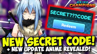 New SECRET OP CODE & New RIMURU UPDATE! | Anime Champions