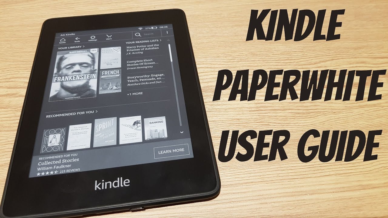 KINDLE PAPERWHITE USER GUIDE 2024 FOR BEGINNERS: A complete manual with  simple instructions on troubleshooting, setup, how to manage and utilize