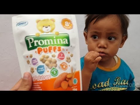 Tonton video ulasan Promina Puffs Sweet Potatoes, yuk!