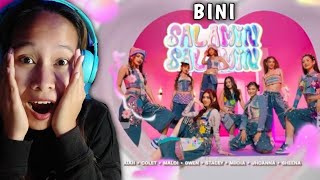 BINI " SALAMIN, SALAMIN" Official Music Video | Reaction