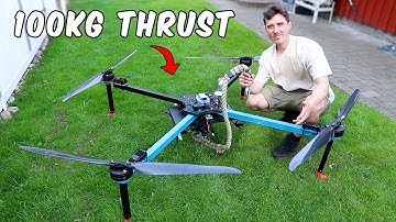 Heavy Lift Drone 100kg Test - It Works!