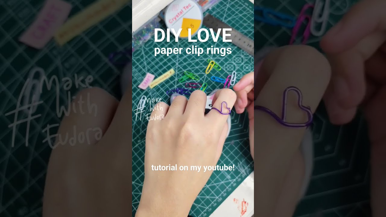 Wordish Wonderland: DIY Legend Paperclip Ring