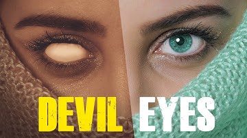 How to make a Devil eyes effect in Photoshop | White Eyes