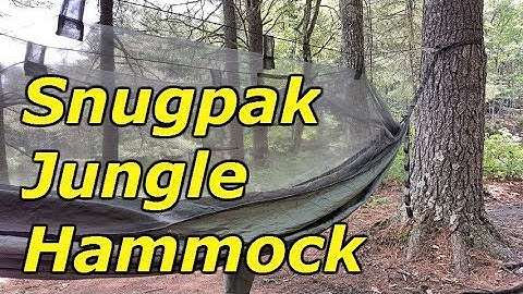 Jungle Hammock w/Mosquito Net by Snugpak: Bugs Be Gone!