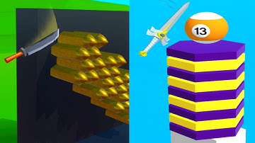 Slice All vs Slicer Knife - Very Satisfying and Relaxing ASMR Slicing Game