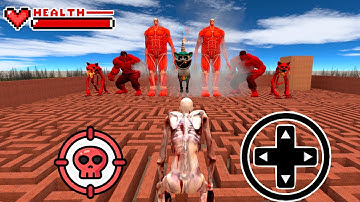 EPIC BATTLE SCP 096 VS SONIC TAPES VS RED HULK in Garry