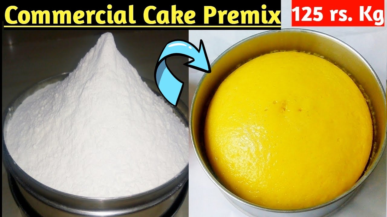 Commercial Cake PremixEggless cake premix recipe at homeHomemade cake