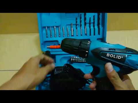 สว่านแบต ชุดสว่านไร้สาย ยี่ห้อ BOLID ขนาด12V #เครื่องมือช่างช่างฝีมือ
