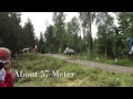 Ogier jump almost record (57m). Wrc rally Finland