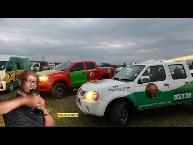 President Zuma ethula inkulumo kwethulwa izimoto ze MK Party