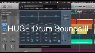 Creativity 101   Mixing HUGE Drum Sounds in Logic!