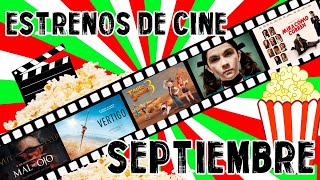 Estrenos de Cine SEPTIEMBRE 2022 | Películas en Cartelera | Dtup Play