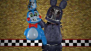 Withered Bonnie FNaF in Real Time Voice Lines Animation