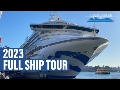 GRAND PRINCESS 2023 | Full Ship Tour and Walkthrough Video Thumbnail