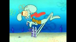 Retarded Running Squidward