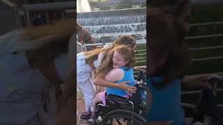 Katy Bowersox Hugging Skylar Stecker at Epcot - 9-28-18