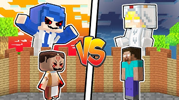 HUY NOOB ĐẠI CHIẾN KAKA MẮT ĐỎ ĐẤU HEROBRINE TRONG MINECRAFT*HUY NOOB ĐẠI CHIẾN BÚP BÊ🎎⚔️