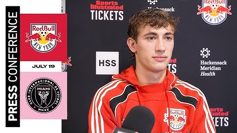 Daniel Edelman Postmatch Press Conference | Red Bulls vs. Inter Miami | July 19, 2025