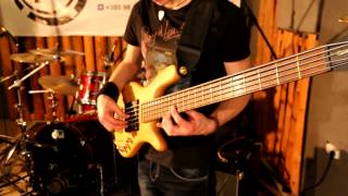 Video thumbnail of "Aram Bedrosian - A Dark Light (bass and drums cover by T. Brzeski and K. Oriekhov)"