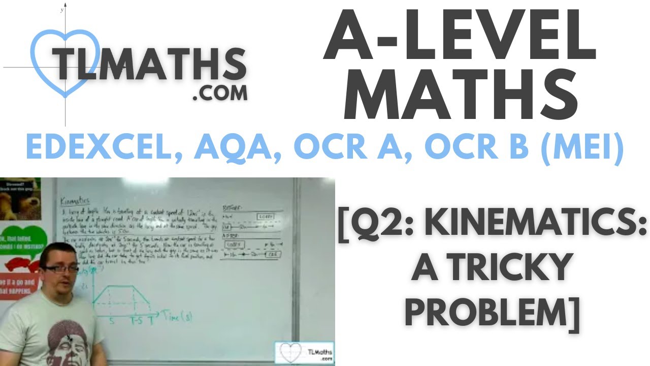 A-Level Maths: Q2-10 [Kinematics: A Tricky Problem] - YouTube