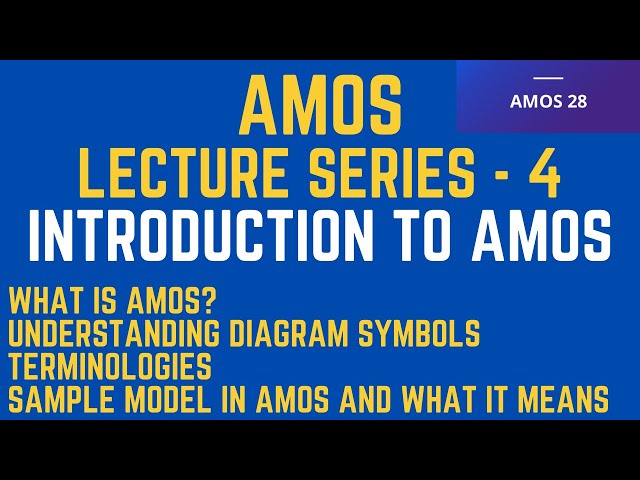 4. SEM | SPSS AMOS - Introduction to AMOS - Research Coach