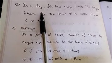 In a day, for how many times the angles between the two hands of a clock will be 0 or 180 degrees?