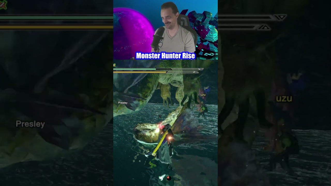 Jumped Somnacanth's sleep burst with Helmsplitter! | Monster Hunter Rise | PC