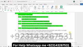 NP_EX365_4A | Excel Module 4 SAM Project A Benviva Health Insurance | Excel365 | 100% Marks