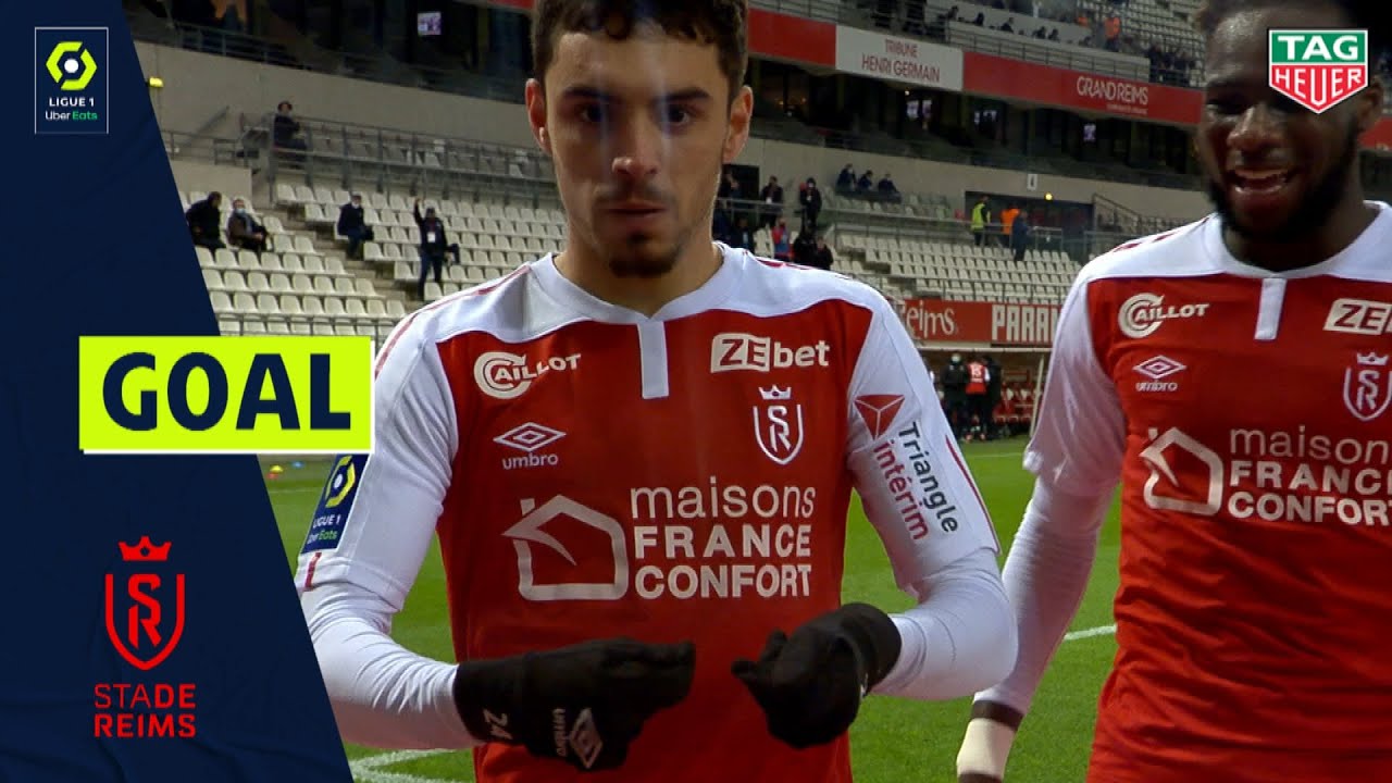 Goal Mathieu CAFARO (75' - STADE DE REIMS) STADE DE REIMS - FC NANTES (3-2)  20/21