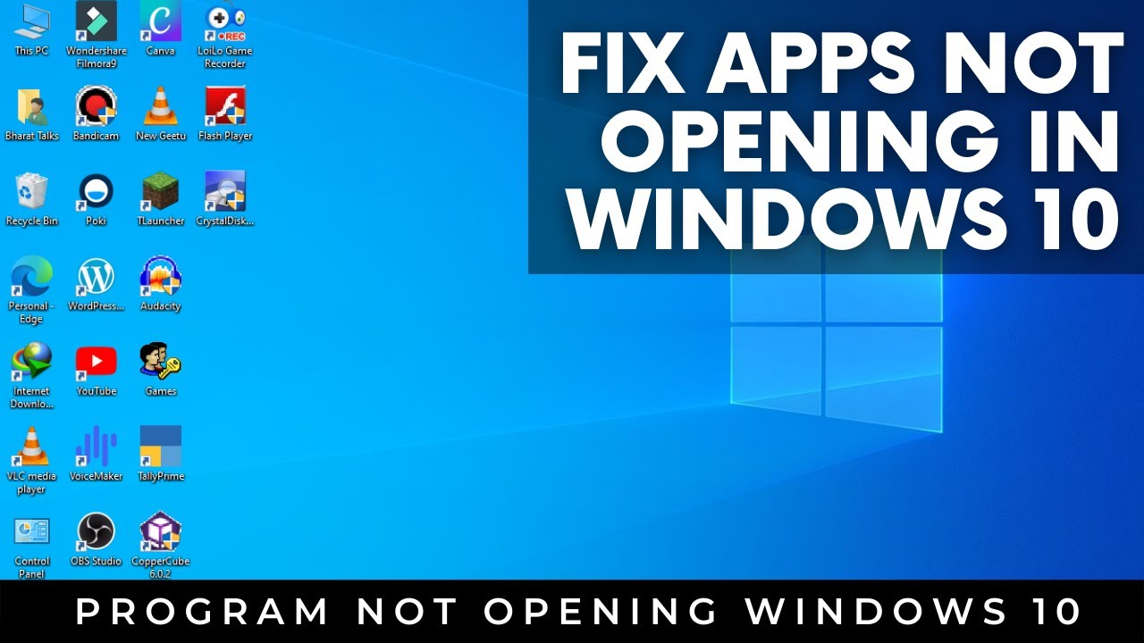 FIXED Apps Not Opening In Windows 10 Easy To Fix Computer Tips FIXED Apps Not Opening In Windows 10 Easy To Fix Computer Tips