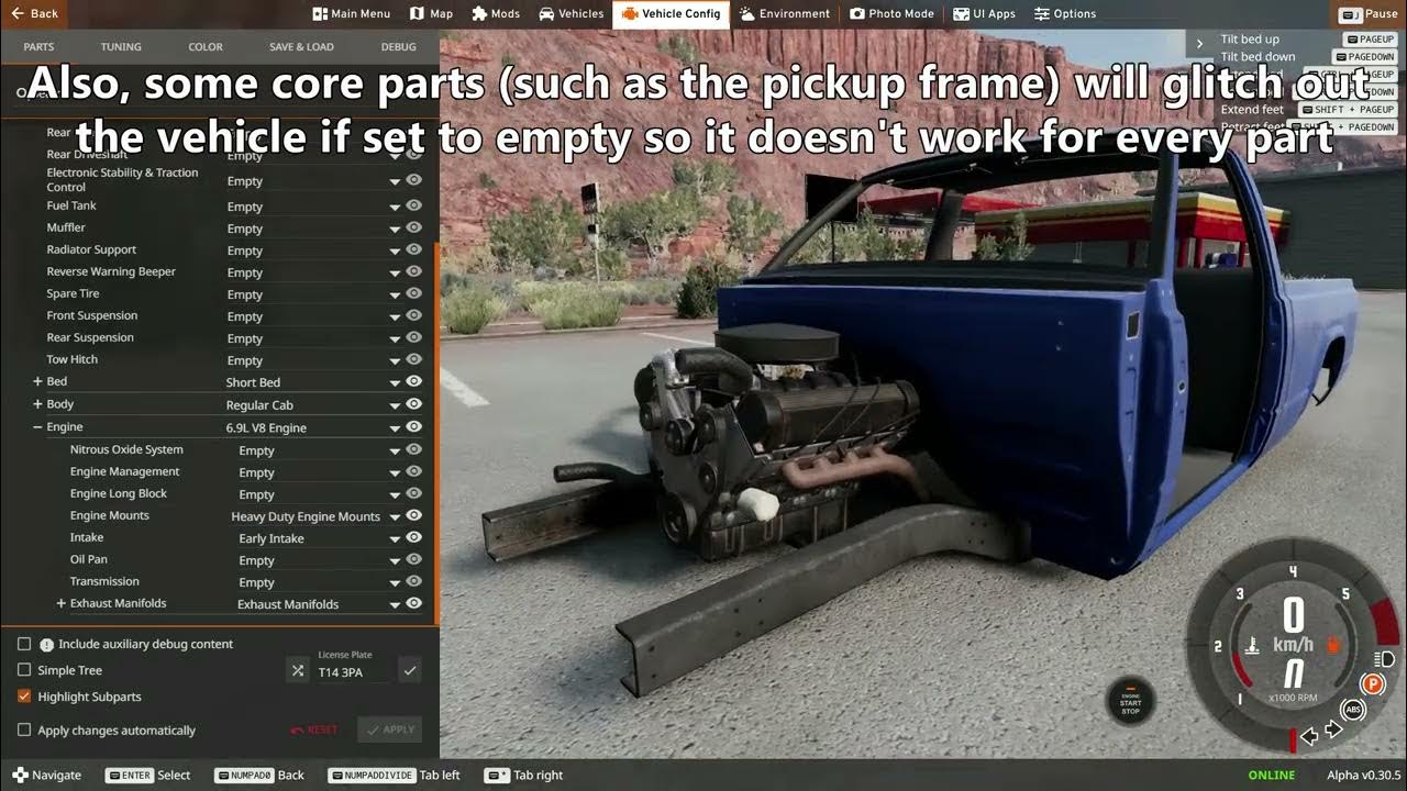Beamng experimental advanced vehicle building youtube