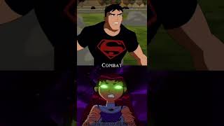 Young Justice VS Teen Titans Pt. 2 Superboy VS Starfire #shorts #dccomics