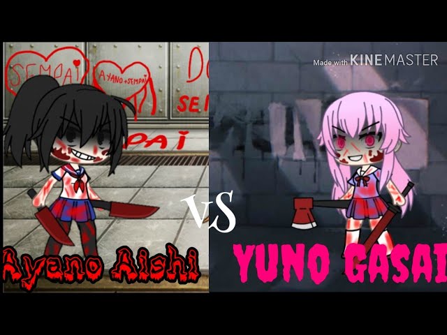 I remade Epic Rap Battles of Akademi: Osana vs Ayano in Gacha one