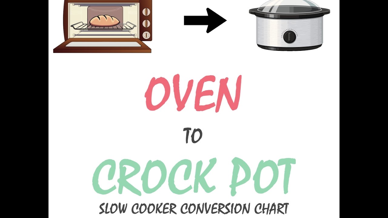 Oven To Slow Cooker Conversion Chart