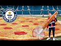 I made the worlds largest pizza 132 feet
