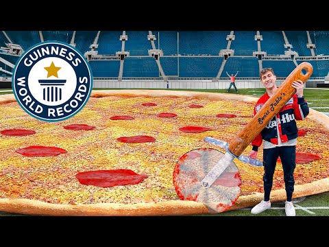 I Made The World's Largest Pizza