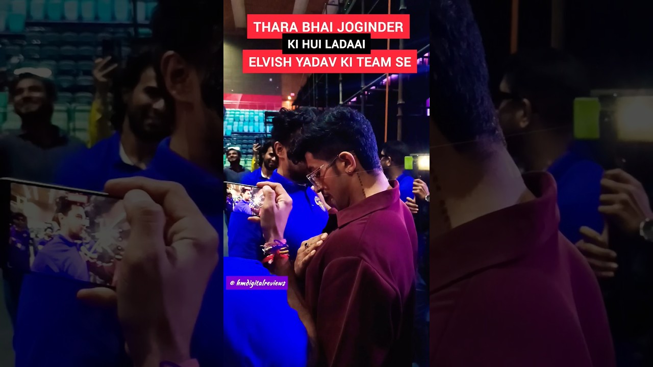 THARA BHAI JOGINDER Fight With ELVISH YADAV Team 😳 Khatarnaak Ladaai 🤬 