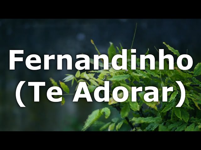 Te Adorar (Fernandinho) LEGENDADO class=