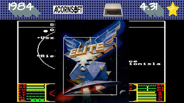 Elite 1984 Acornsoft BBC Micro Space Trading