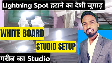 Whiteboard Lighting Setup | studio setup for online class | teaching studio tour