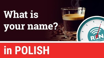 How to say "my name is..." and ask "what is your name?" in Polish - One Minute Polish Lesson 6