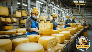 How CHEESE Is Made  Modern Cheese Making Process That You've Never Seen Before