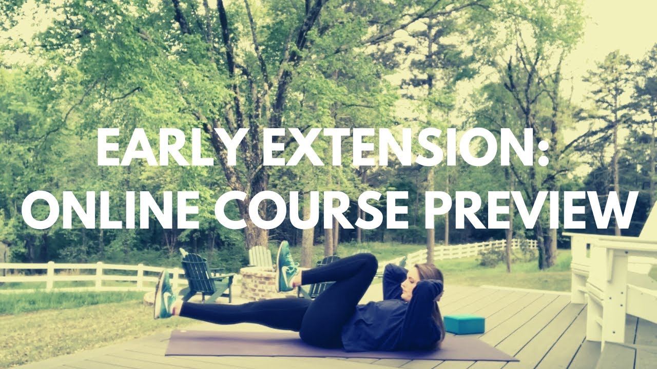 Early Extension Online Course Preview YouTube