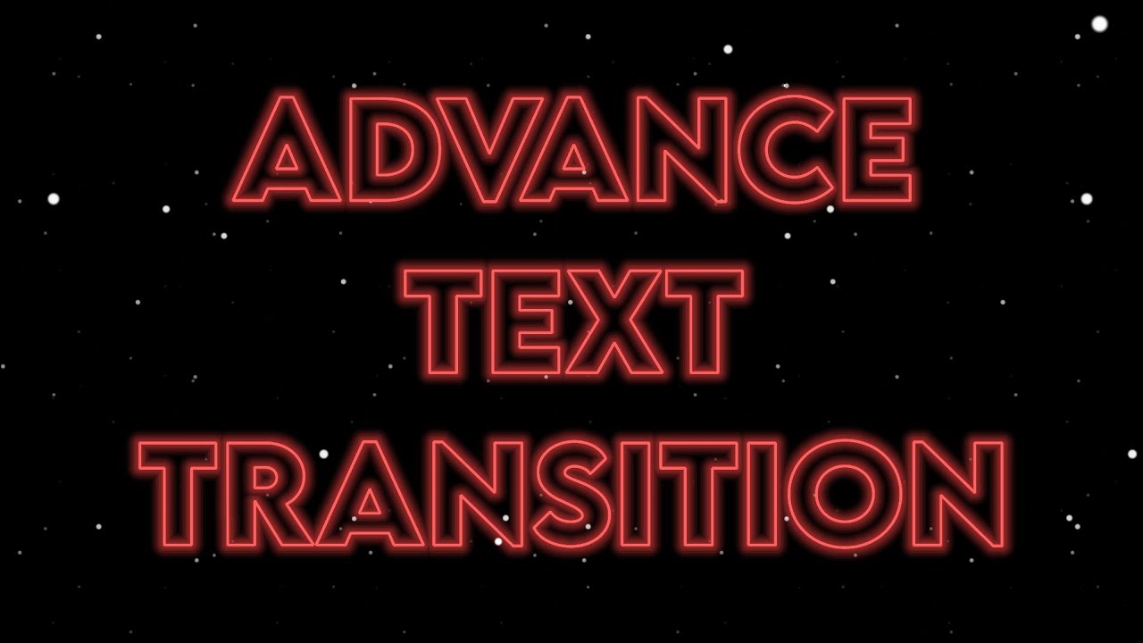 Advance Text Tutorial | Alight Motion tutorial #8 - YouTube