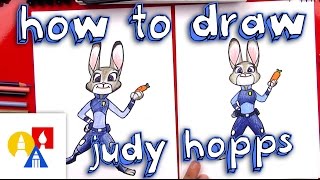 How To Draw Judy Hopps From Zootopia