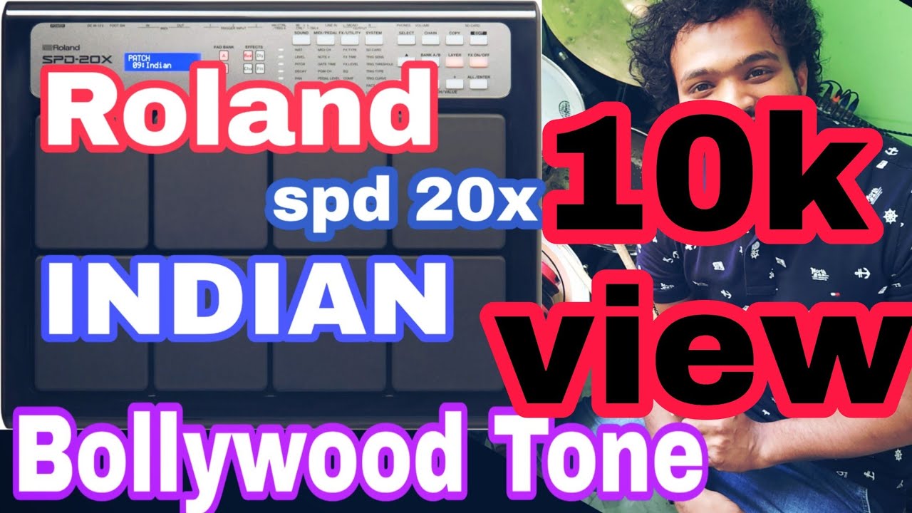 Roland Spd 20x  Indian Bollywood Tone by Bunny Percussionist
