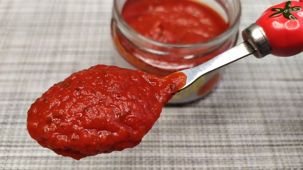 Como hacer ketchup con tomate frito