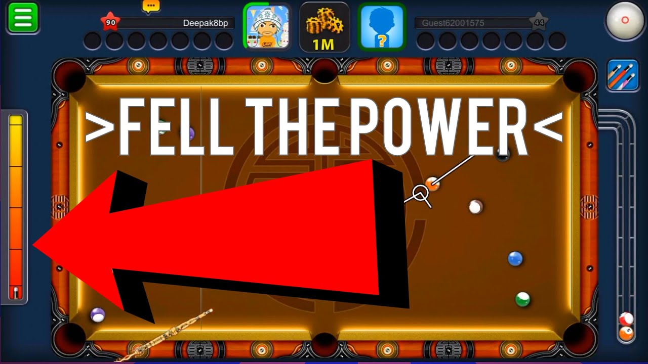 ballo bibaho 8 Ball Pool 1M Full Power or MAX POWER EVERY SHOT Challenge