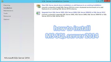 how to install ms sql server 2014