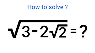A Nice Math Problem • Simplify Radical